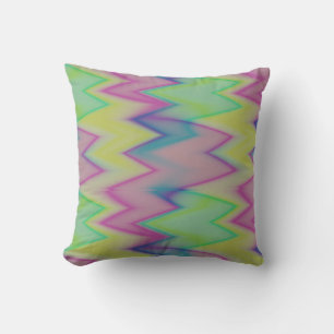 Rainbow Zigzags Kissen