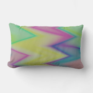 Rainbow Zigzags   Lendenkissen