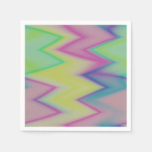 Rainbow Zigzags Serviette
