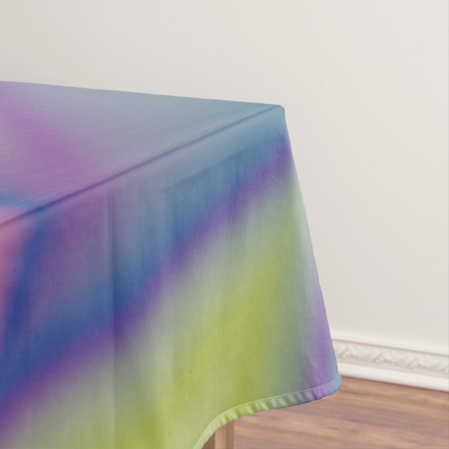 Rainbow Zigzags Tischdecke (Beispiel)