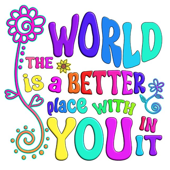 Rainbow-Zitat für bessere Liebe der Welt Hoodie (Von Creator hochgeladen)