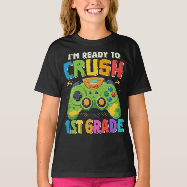 Rainbow Zurück zum Schullehrer T-Shirt (Vorderseite)