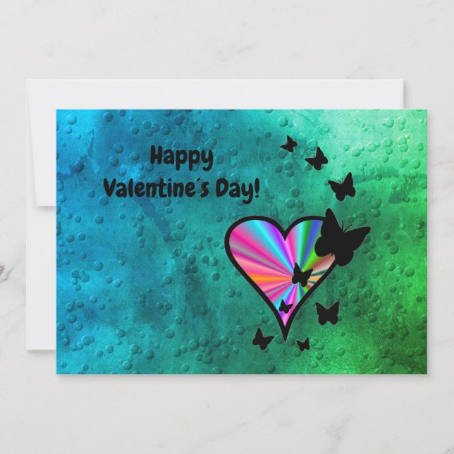 Rainbowheart und Butterfly Save The Date (Vorderseite)