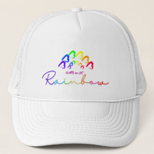 RainbowHearts Trucker-Mütze Truckerkappe