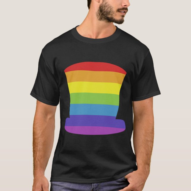 Rainbowophat Single Print retro T-Shirt (Vorderseite)