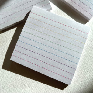 RainbowRule Lined Post-It-Notes Post-it Klebezettel