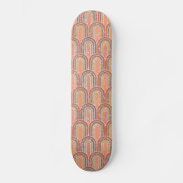Rainbows aufgerollt skateboard