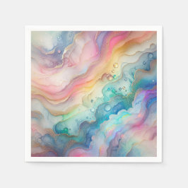 Rainbows & Bubbles Paper & Party Napkins Serviette