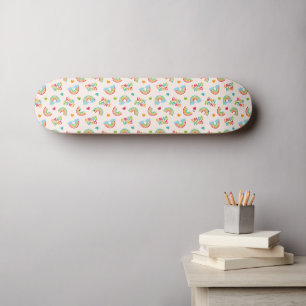 Rainbows & Clouds-Muster Skateboard