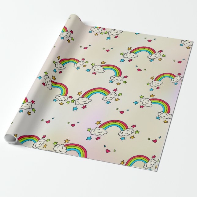 Rainbows Geschenkpapier (Ungerollt)