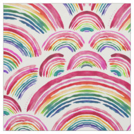 RAINBOWS ÜBER Farbige Wasserfarbe Stoff