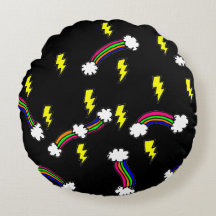 Rainbows und Blitzschrauben Doodle drucken