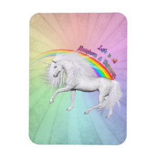 Rainbows und Unicorns Magnet