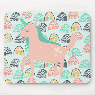 Rainbows und Unicorns Mousepad