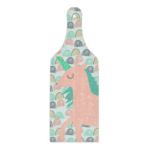 Rainbows und Unicorns Schneidebrett