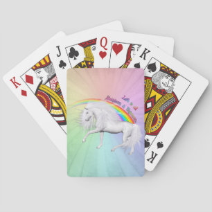 Rainbows und Unicorns Spielkarten