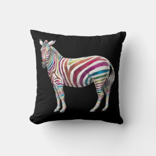 Rainbows und Zebras Kissen