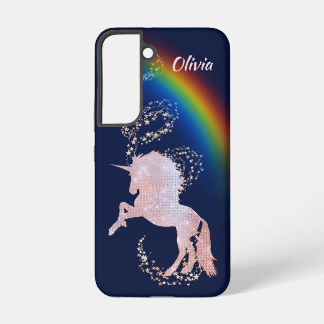 Rainbox Stars Sparkle Samsung Galaxy Hülle (Rückseite)