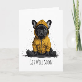 Raincoat für Bulldog-Tragen Karte