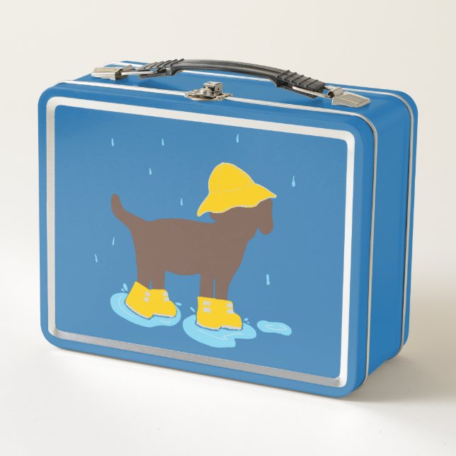 Rainday Lunch Box mit Hund (Vorderseite)