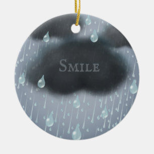 Rainday-Meldung "Friendship Weathers All" Keramik Ornament