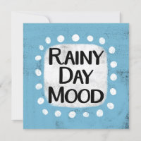 Rainday Mood Grußkarte