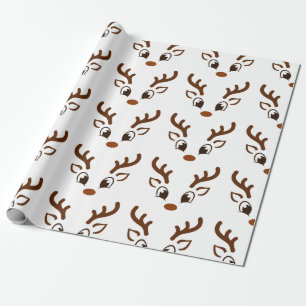 RAINDEER CHRISTMAS GESCHENKPAPIER