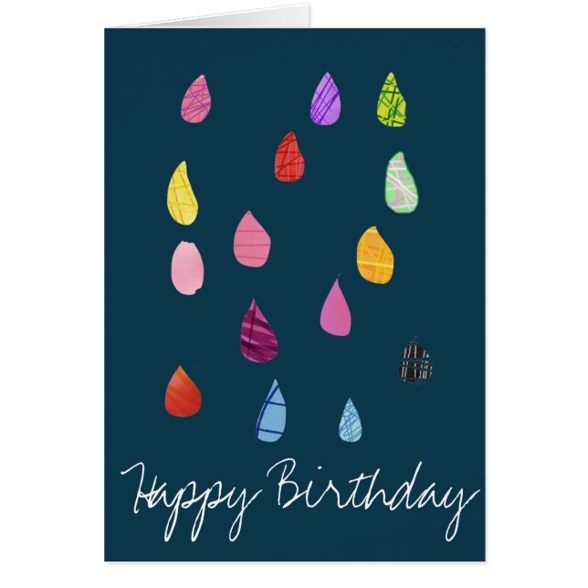 Raindrop boho bunt kreativ (Vorne)