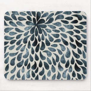 Raindrop Fraktal Patterns in Nature Rain Art Patte Mousepad