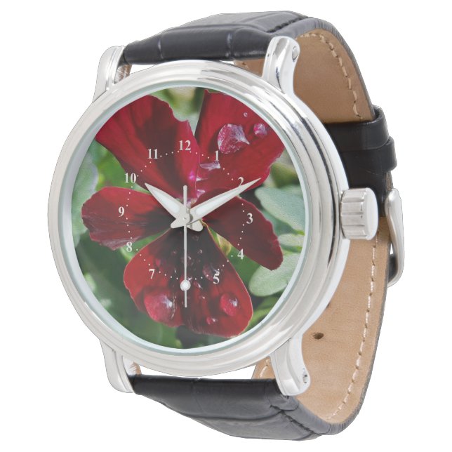 Raindrops auf Panik Armbanduhr (Schrägansicht)