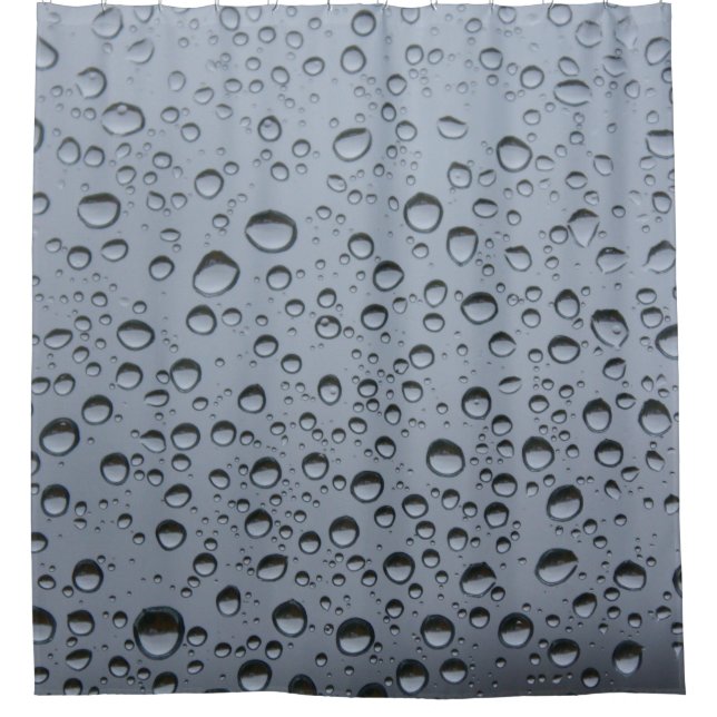Raindrops auf Windows Duschvorhang (Vorderseite)