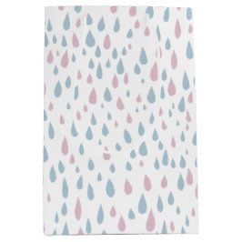 Raindrops Baby Shower Gift Mittlere Geschenktüte