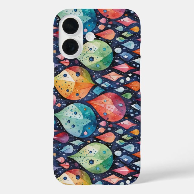 Raindrops fallen auf den Boden 4 - iPhone Case (Rückseite)