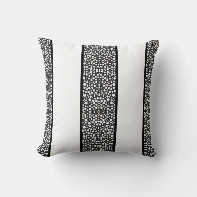 Raindrops I Big Stripes Kissen (Vorderseite)