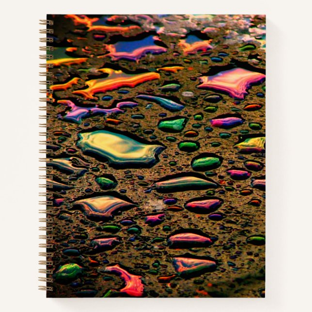 Raindrops Notizbuch (Vorderseite)
