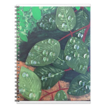 "Raindrops" SpiralNotebook