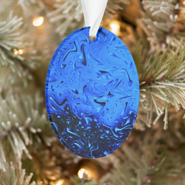 Raindrops von Shirley Taylor Ornament (Baum)