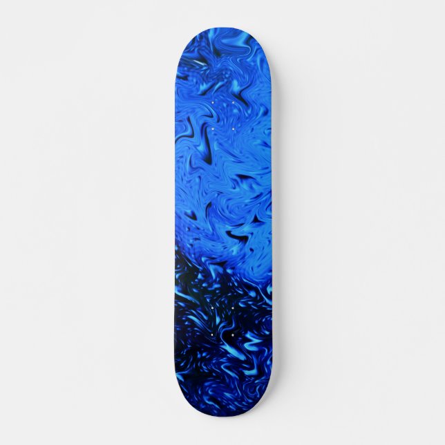 Raindrops von Shirley Taylor Skateboard (Vorne)