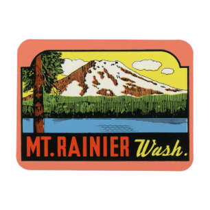 Rainer Washington Vintage Travel Magnet
