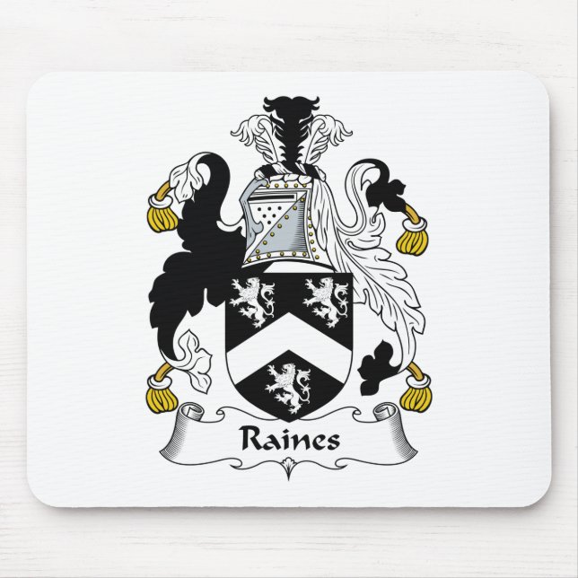 Raines Familienwappen Mousepad (Vorne)