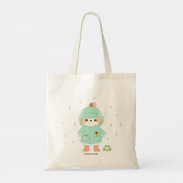 Rainey Day Mochi In a Raincoat and Frosch, Snail Tragetasche
