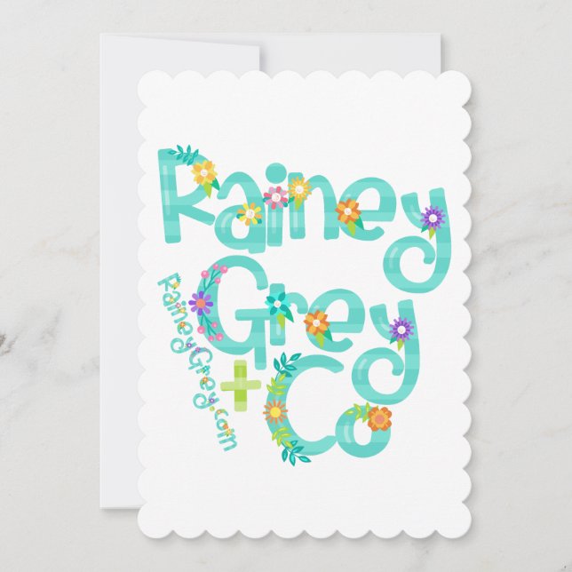 RAINEY GRAY + CO [Logo 6] Einladung (Vorderseite)