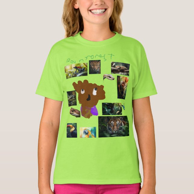 Rainforest Animes for Kids T-Shirt (Vorderseite)