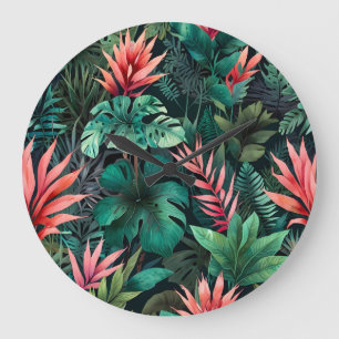 Rainforest Fantasy Große Wanduhr