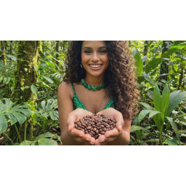 RAINFOREST LOVE RUNDES KISSEN