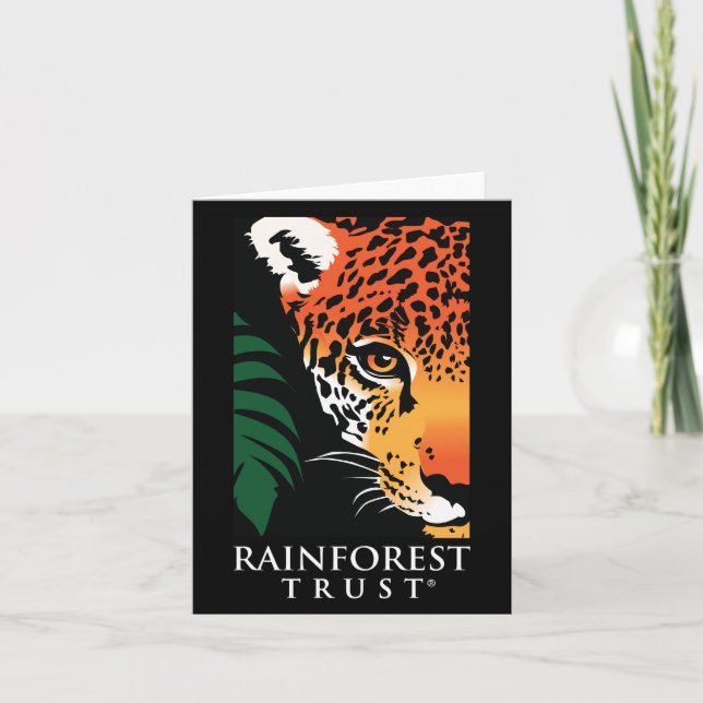Rainforest Trust Notecard Karte (Vorderseite)