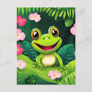 Rainforest Wildlife Frosch Postkarte