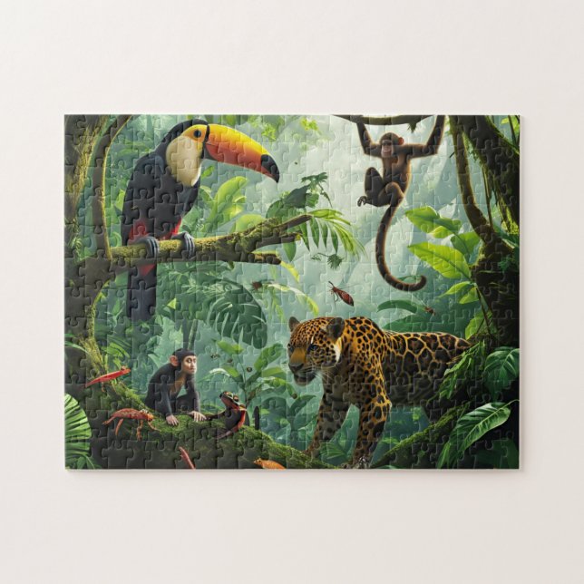 Rainforest Wildlife Puzzle (Horizontal)