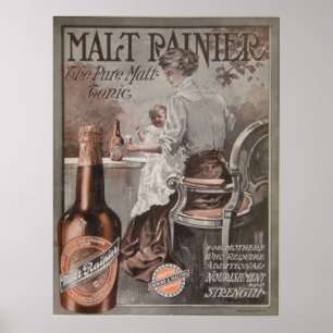 Rainier Beer ad (1909) Mutterwerbung Poster