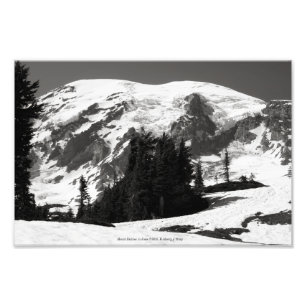 Rainier im Juni Fotodruck